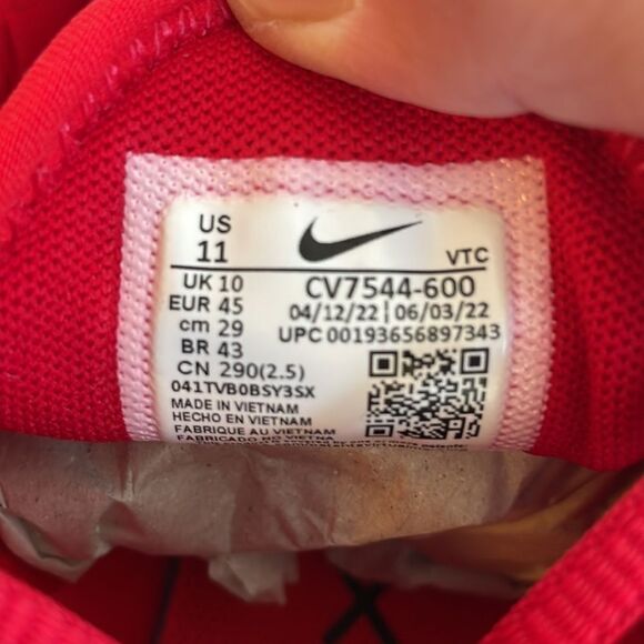 Nike Air Max 270 University Red Men Size 11(CV7544-600) - Picture 11 of 13